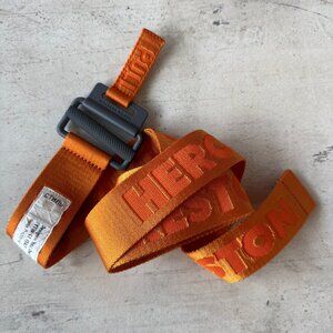 Heron Preston Orange "Style" Women's Tab Belt - Festival Ready